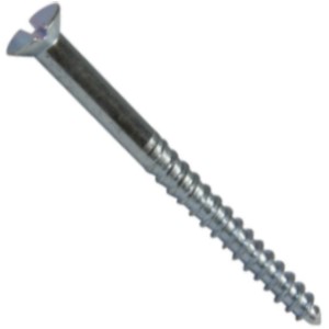 8-15 X 2 SLOT FLAT W/S STEEL ZINC I